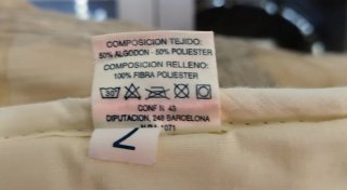 Conjunto 2 Edredones Nicoletta crema/ cuadros