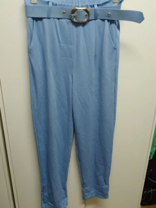 Pantalón vestir mujer azul talla L