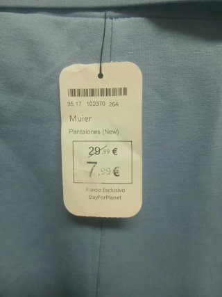 Pantalón vestir mujer azul talla L
