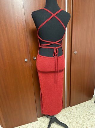 Vestido rojo de lycra talla M