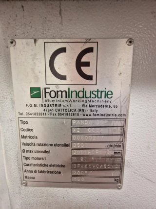 Tronzadora Fom Industrie PANDA 300