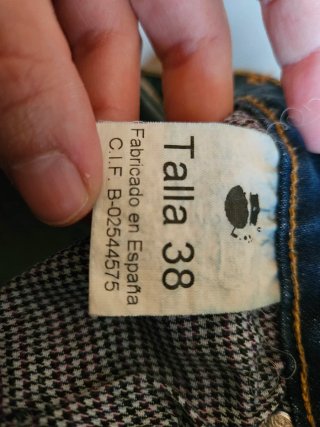 Pantalón vaquero Capitan Denim Talla 38