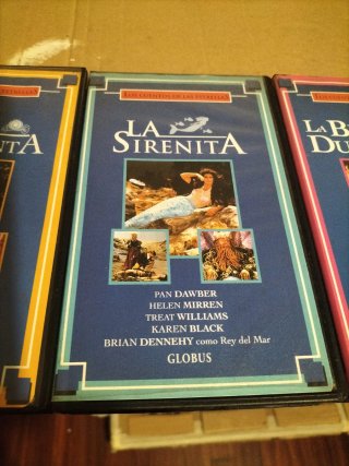 Lote 3 Películas VHS Clásicos Disney (Español)