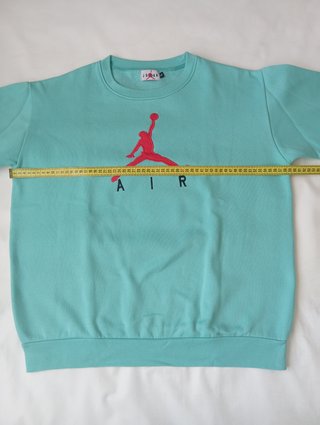 Sudadera Air Jordan Verde Menta Logo Bordado XL