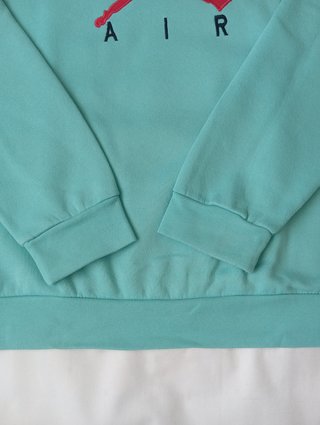 Sudadera Air Jordan Verde Menta Logo Bordado XL