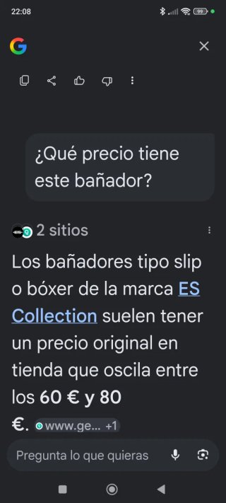Bañador ES Collection Hombre Talla M