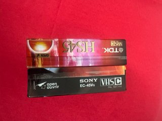 TDK HS45 VHS-C e Sony Premium 45 VHS-C