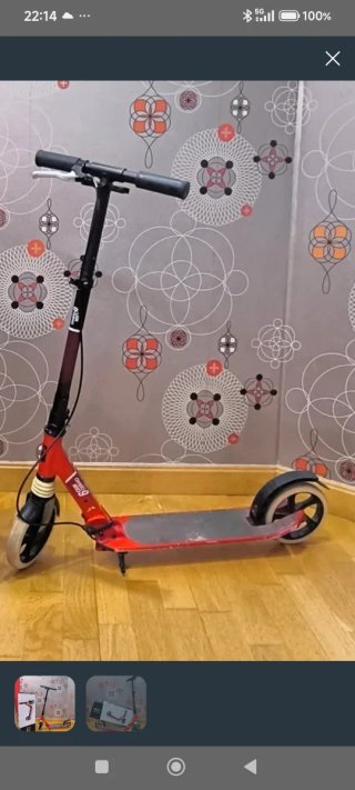 Patinete infantil rojo