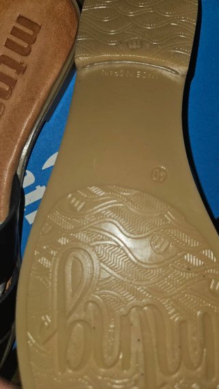 Sandalias Mustang Piel Negra Talla 40