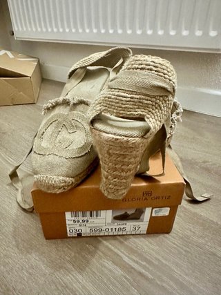 Alpargatas  Gloria Ortiz Beige/Marrón