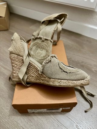 Alpargatas  Gloria Ortiz Beige/Marrón