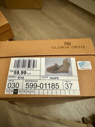 Alpargatas  Gloria Ortiz Beige/Marrón