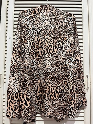 Kimono Rebeca Animal Print Leopardo Mujer S M