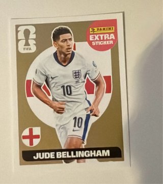 Carta Bellingham Extra Sticker Oro