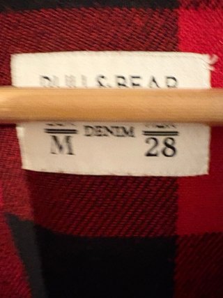 Cazadora Oversize Pull&Bear Negra Forro Rojo