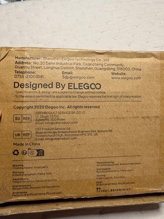 kit extrusor ensamblado 3D Elegoo Centauri Carbón