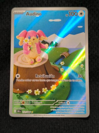 Audino Alternativo Full Art Carta Pokemon