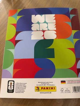 Álbum Panini Mundial 2026 + 6 cromos