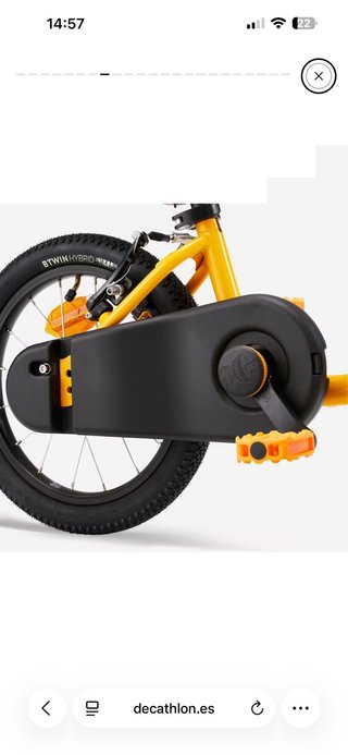 Bici BTWIN 14” 2en1 DISCOVER 500