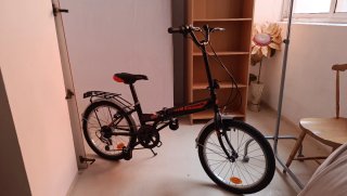 Bicicleta Plegable F-Park Negra