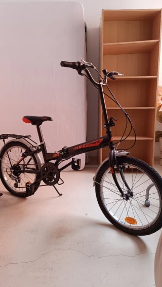 Bicicleta Plegable F-Park Negra