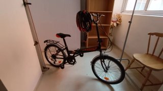 Bicicleta Plegable F-Park Negra
