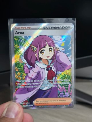 Carta Pokémon Entrenador Aroa 166/142
