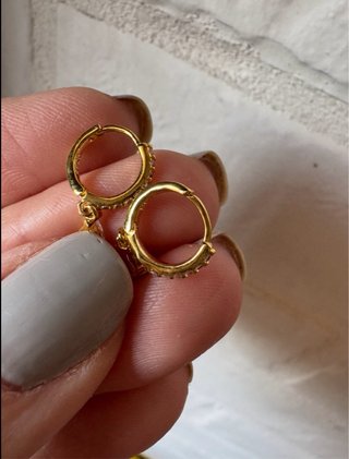 Orecchini Argento 925 Placcati Oro 18K