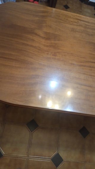 Mesa comedor roble macizo artesana.