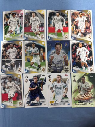Cromos Topps UCC y Match Attax Real Madrid