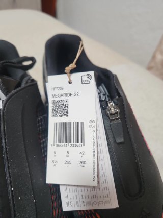 Adidas Megaride S2 Negro/Rojo