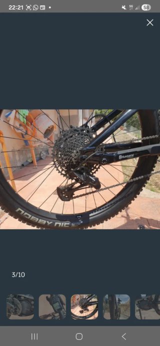 Bicicleta eléctrica Husqvarna con extras!!