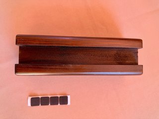 Soportes madera para espejo de suelo