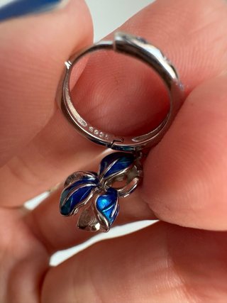 Orecchini Argento 925 Iris Blu