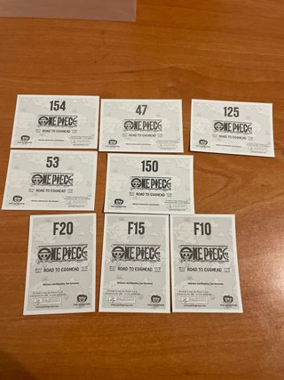 Cromos One Piece Road to Egghead