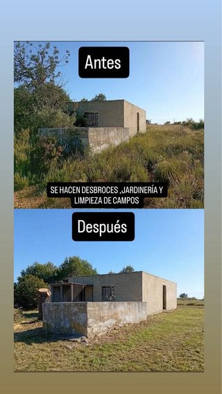 SE HACEN DESBROCES ,JARDINERÍA Y LIMPIEZA DE CAMPO