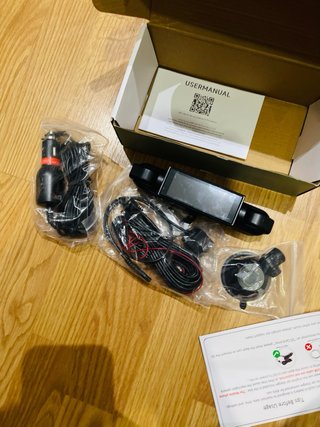 ¡DASH CAM 3 EN 1 + CÁMARA TRASERA NUEVA!