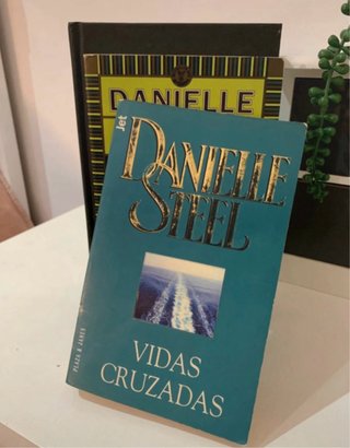 Pack de 3 libros antiguos Danielle Steel ficción