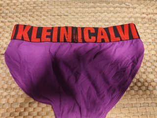 Calzoncillo Calvin Klein Talla S Morado