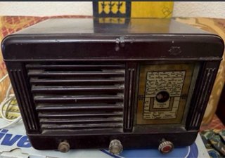 Radio Antigua Años 50 Marrón