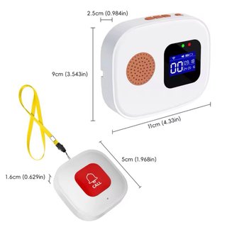 Alarma SOS mayores - Botón emergencia + pulsera