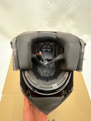 Casco Moto Integral VEVOR Talla L Negro