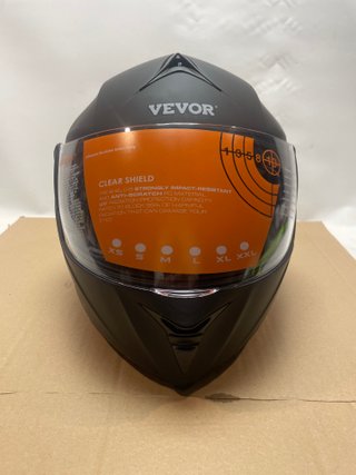Casco Moto Integral VEVOR Talla L Negro