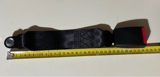 Cinturón de seguridad trasero hembra  32cm