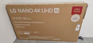 LG Nano 4K UHD AI TV 50 NU85B