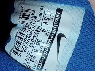 Zapatillas Nike Negras y Azules