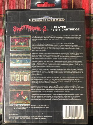 Splatterhouse 2 Sega Mega Drive - Horror