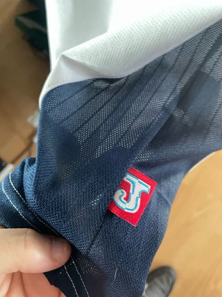 Camiseta Joma azul y blanca