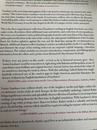 Libro Revolution and Other Writings A Political re