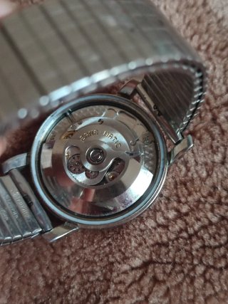 Reloj Eterna-Matic automático Plata y Blanco